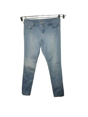 Decree Blue Skinny Jeans Juniors Size 13 Light Wash Blue Denim Zipper Fly